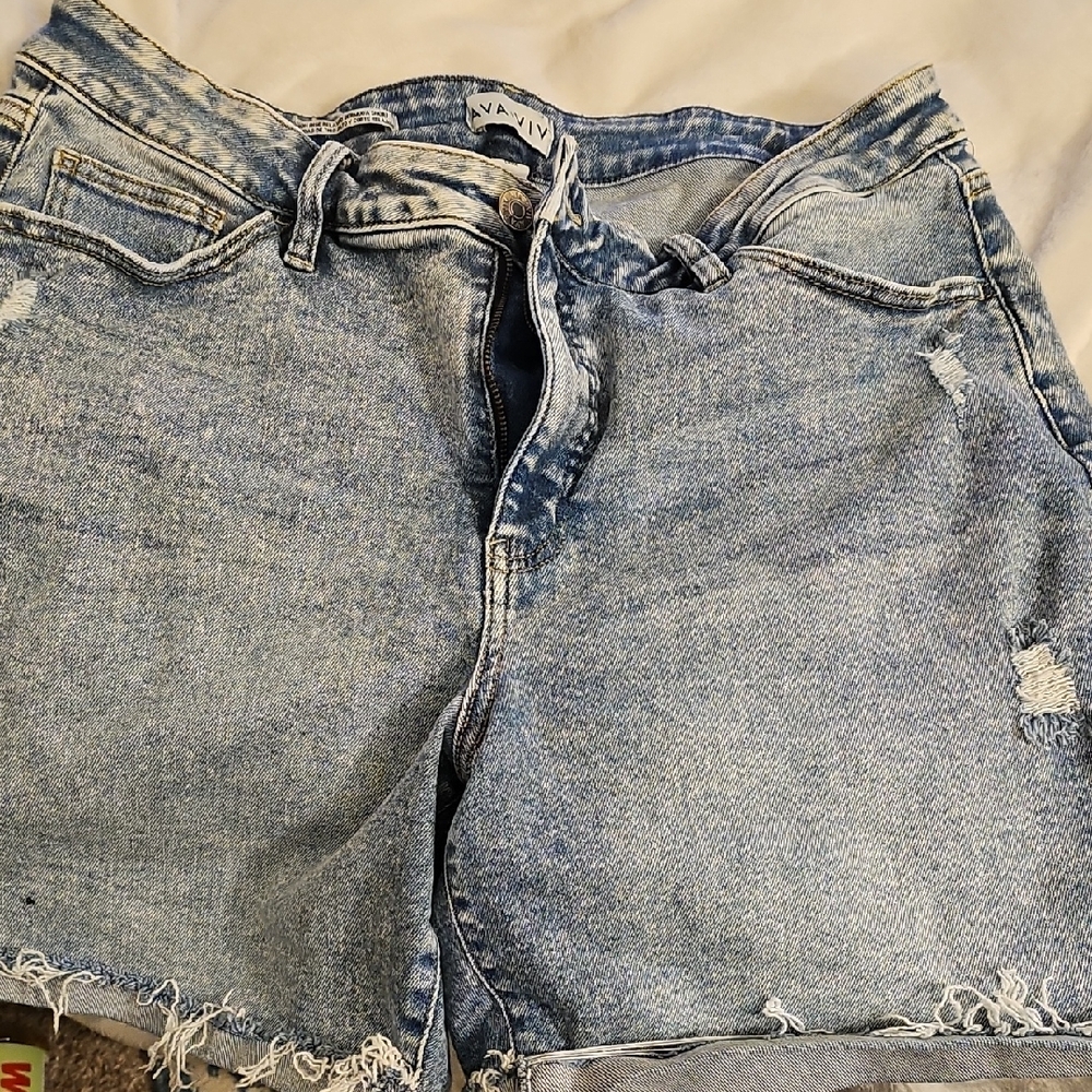 Vanity Light Blue Jean Shorts